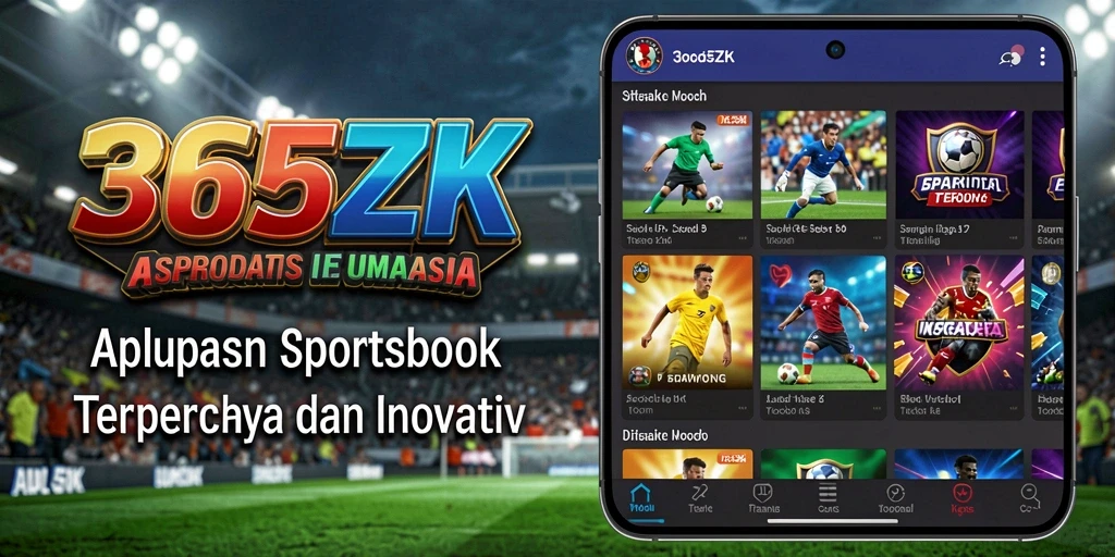 Tampilan gameplay taruhan olahraga di aplikasi 365ZK yang menarik.