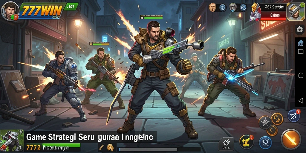 Tampilan gameplay 777WIN dengan strategi taktis yang mendebarkan.