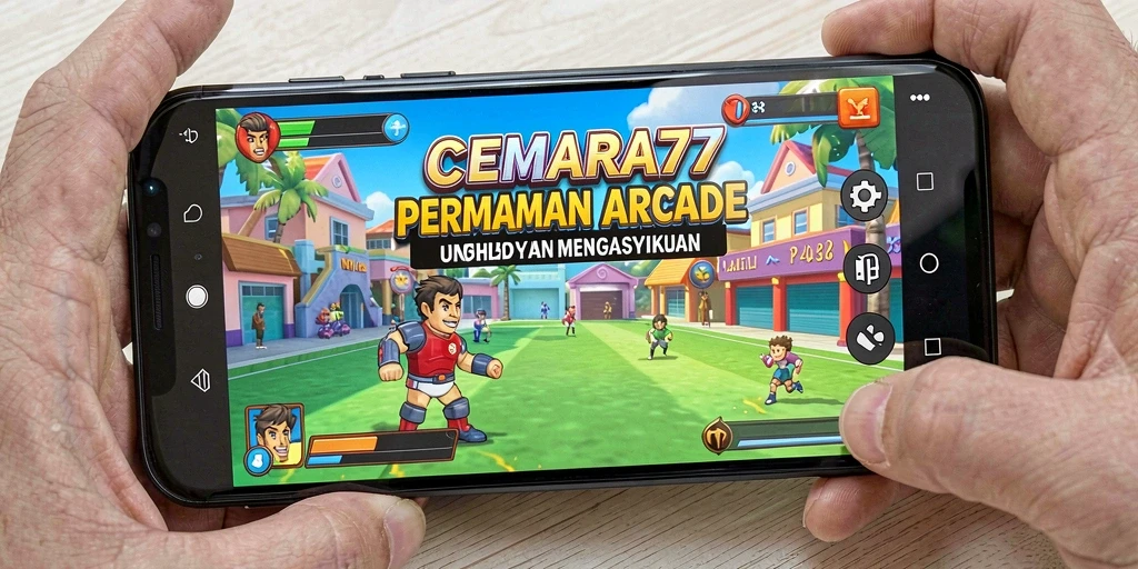 Screenshot gameplay CEMARA77 menunjukkan aksi seru di dalam permainan Arcade.