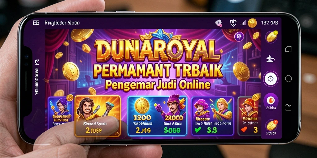 Tampilan menarik gameplay DUNIAROYAL yang penuh warna.