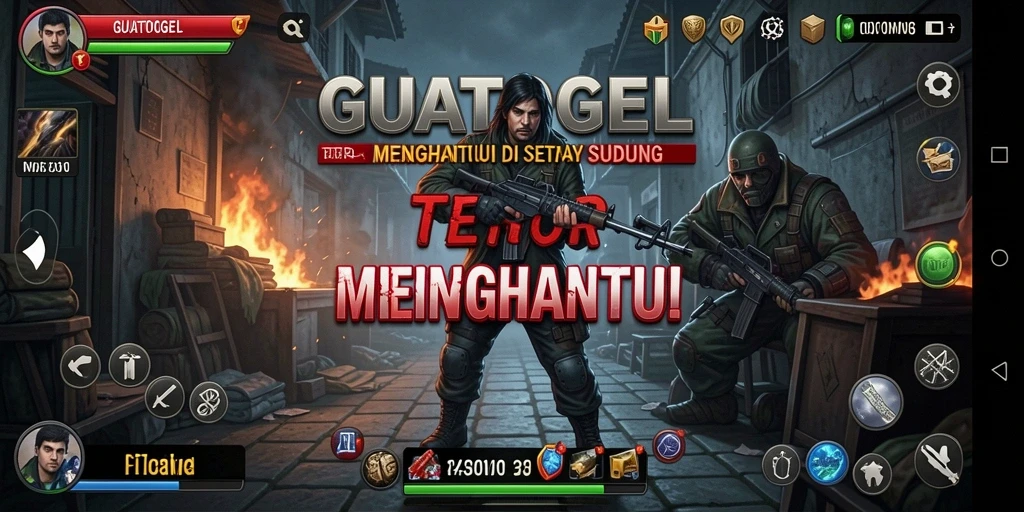 Screenshot GUATOGEL menampilkan gameplay yang mencekam dan penuh ketegangan.