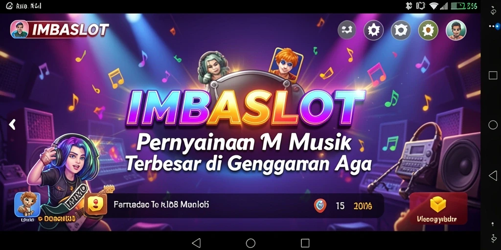 Tampilan gameplay IMBASLOT yang seru dan penuh warna.