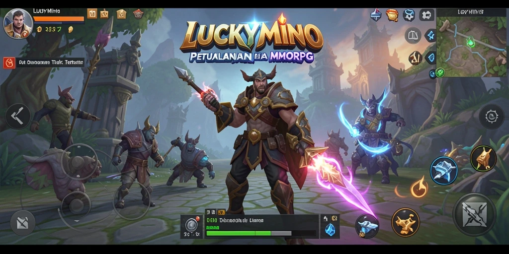 Tampilan gameplay <strong>LUCKYMINO</strong> yang menarik dan interaktif.