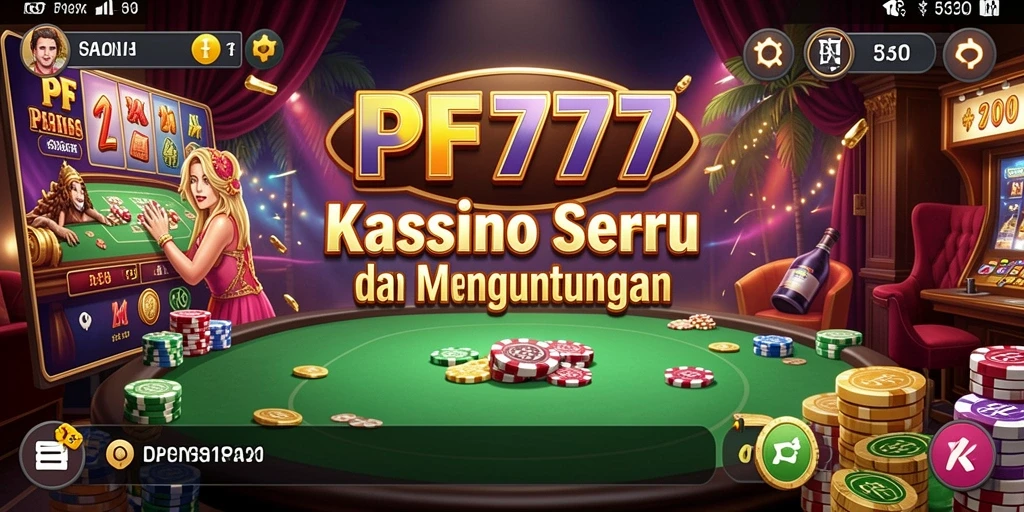 Screenshot PF777 menampilkan gameplay Kasino yang menarik dan menyenangkan.