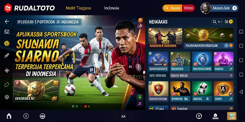 Tampilan gameplay menarik dalam aplikasi Sportsbook RUDALTOTO.