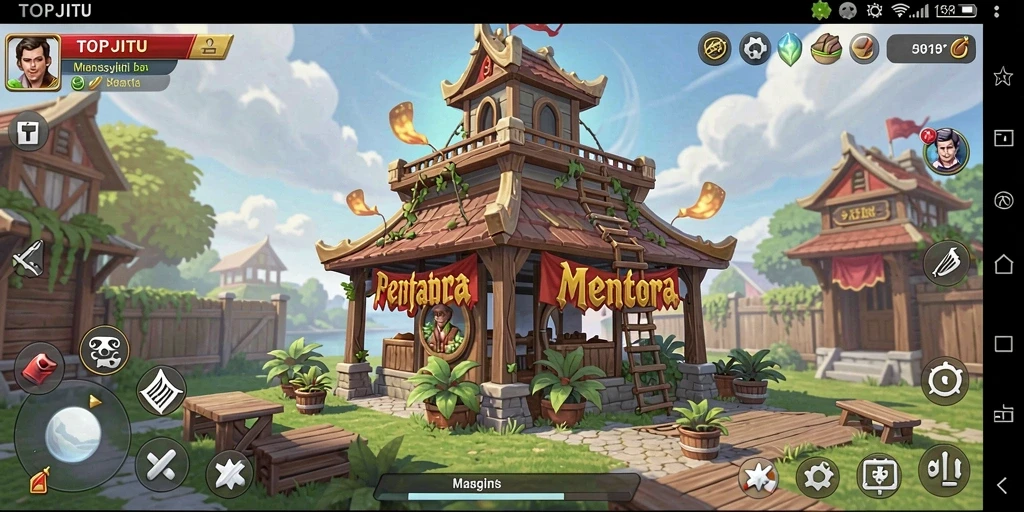 Tangkapan layar gameplay menara pertahanan epik.